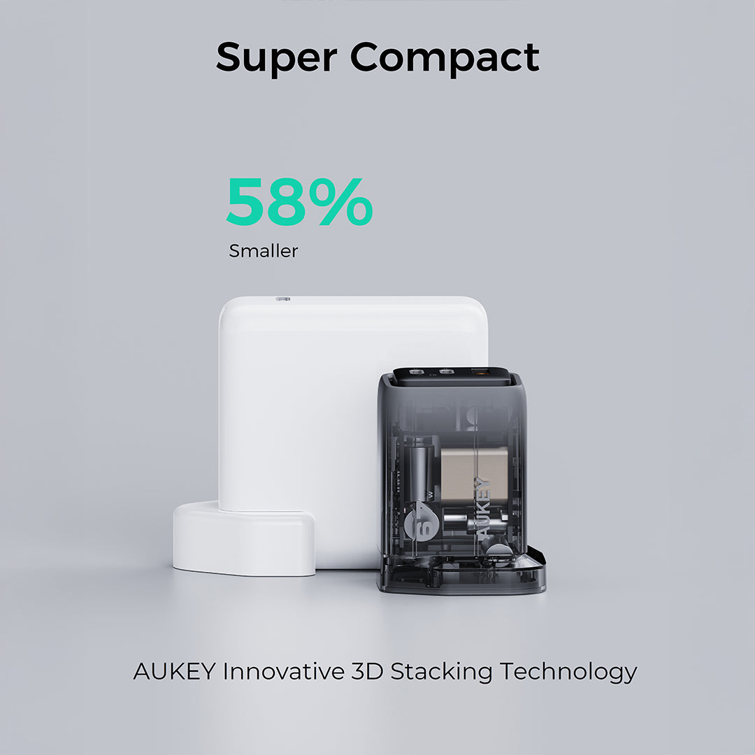 PA-C3 Comet Mix 3 67W PD Wall Charger with GaN Technology