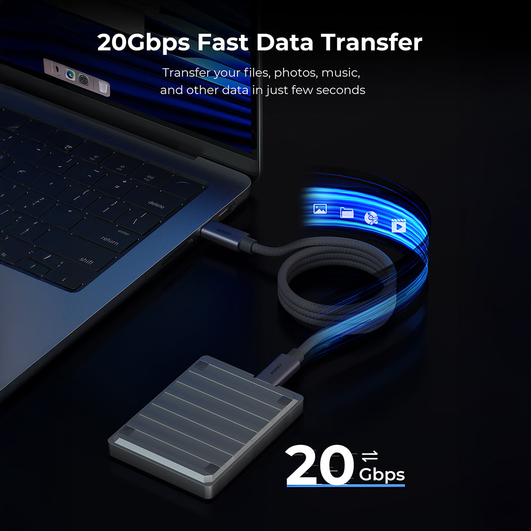 CB-DCC321 Circlet Mix 20G USB4 GEN2 20Gbps USB-C to USB-C Cable