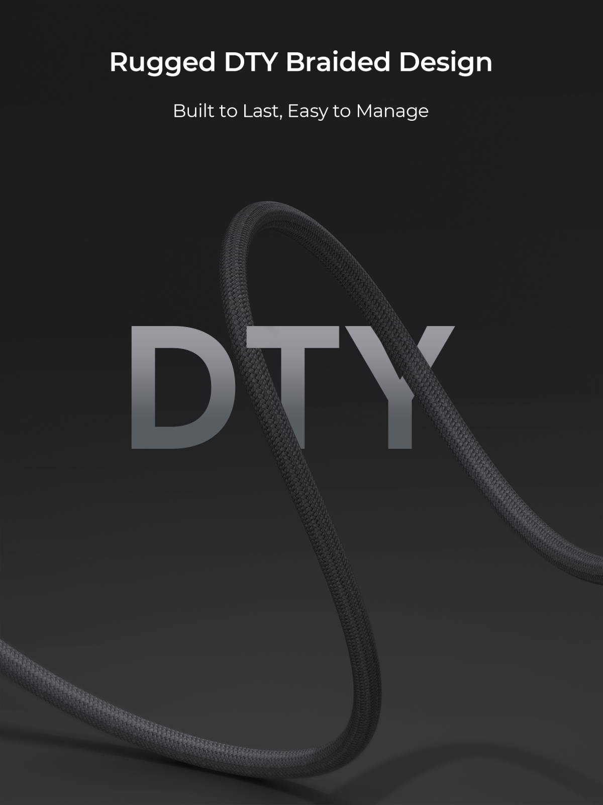 CB-DCC245 / CB-DCC246 Circlet Bink 240W EMO 1m / 2m DTY Braided USB-C to USB-C Cable w/ LED Display