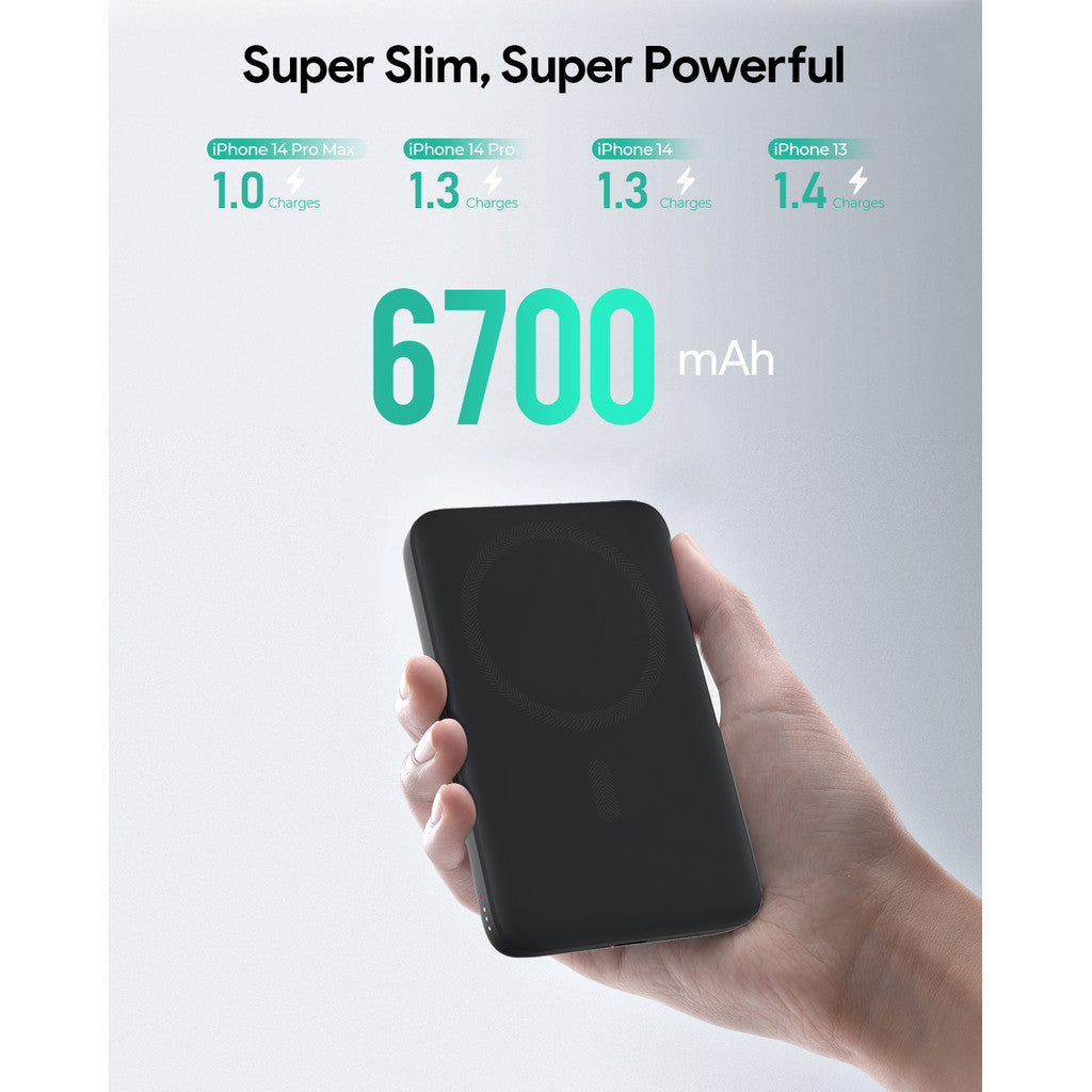 PB-MS05 Magfusion 6700mAh 20W Qi2 Magnetic Wireless Charging Power Bank