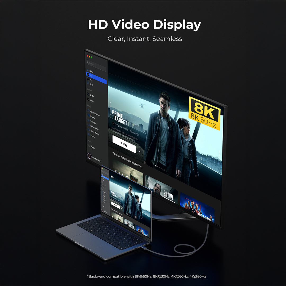 CB-DCC401 Circlet Mix 240W 40G 1m USB4 GEN3 40Gbps USB-C to USB-C Cable