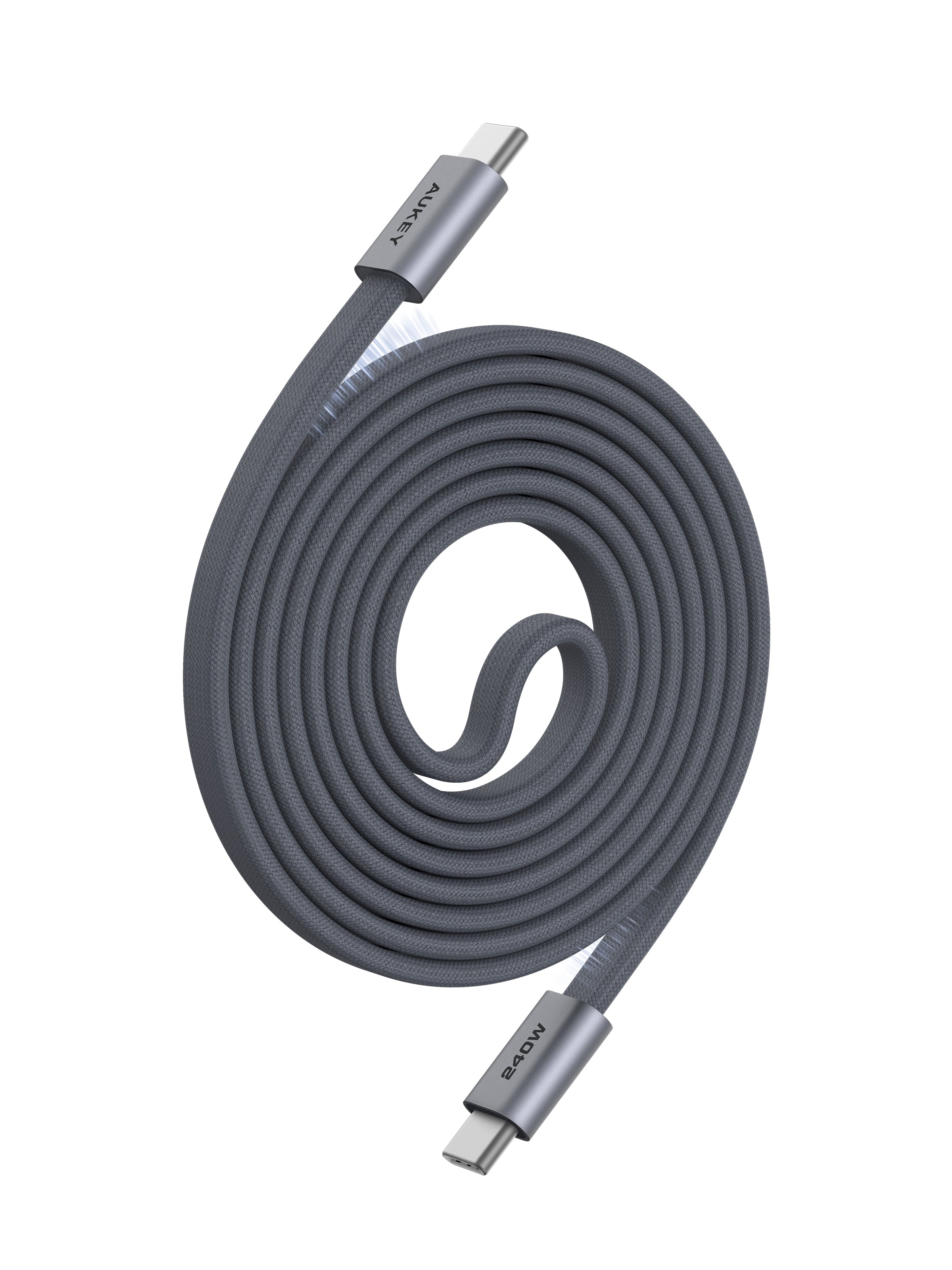 CB-DCC251 Circlet Blink 240W DTY Braided USB-C to USB-C Magnetic Cable - 1m
