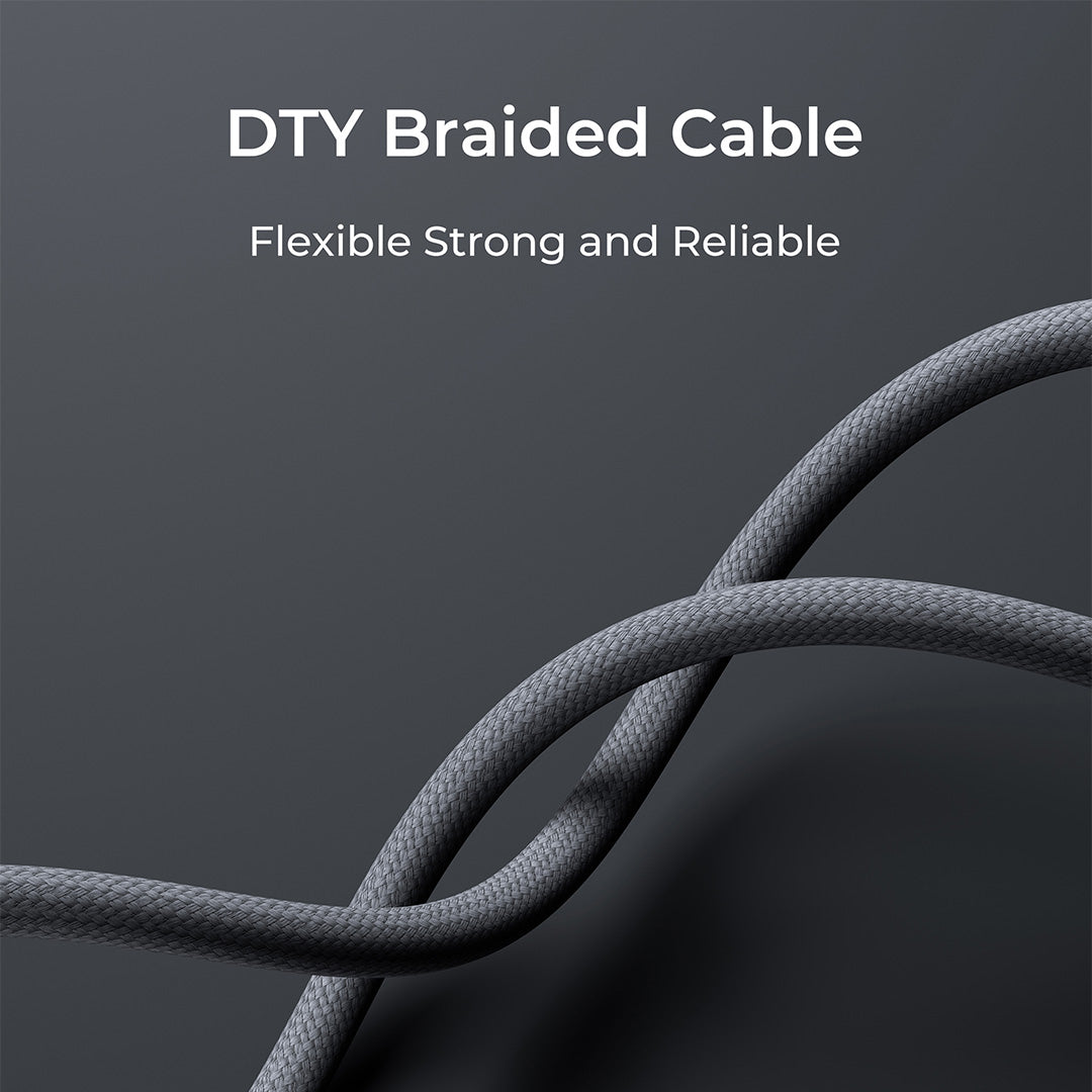 CB-DCC141 / CB-DCC142 CB-Circlet Blink 140W 2-in-1 DTY Braided USB-C to USB-C Cable -1m/2m