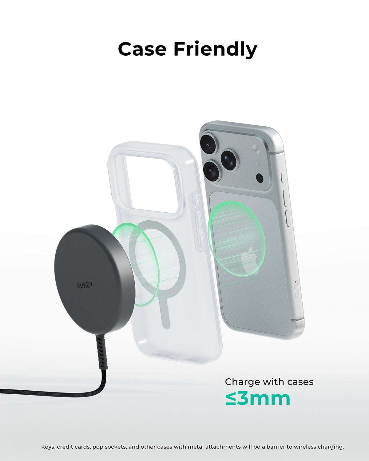 LC-MC11 MagFusion Q Qi2.2 25W Magnetic Fast Wireless Charger