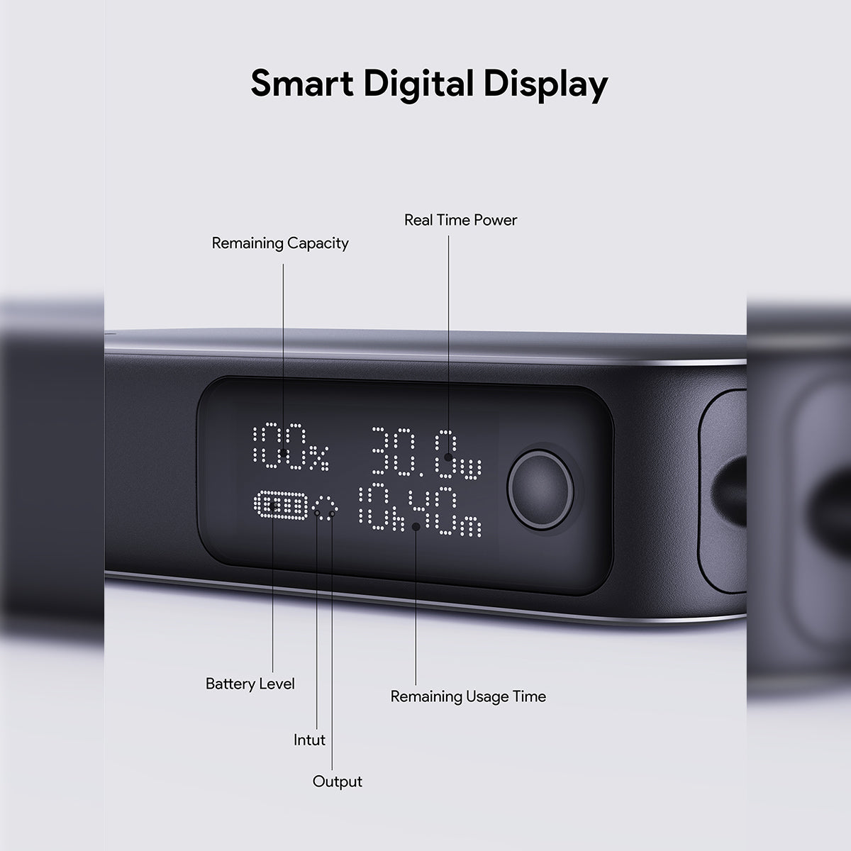 PB-Y47 Spark Sling 10000mAh 30W PD Power Bank With Built in USB C Cable