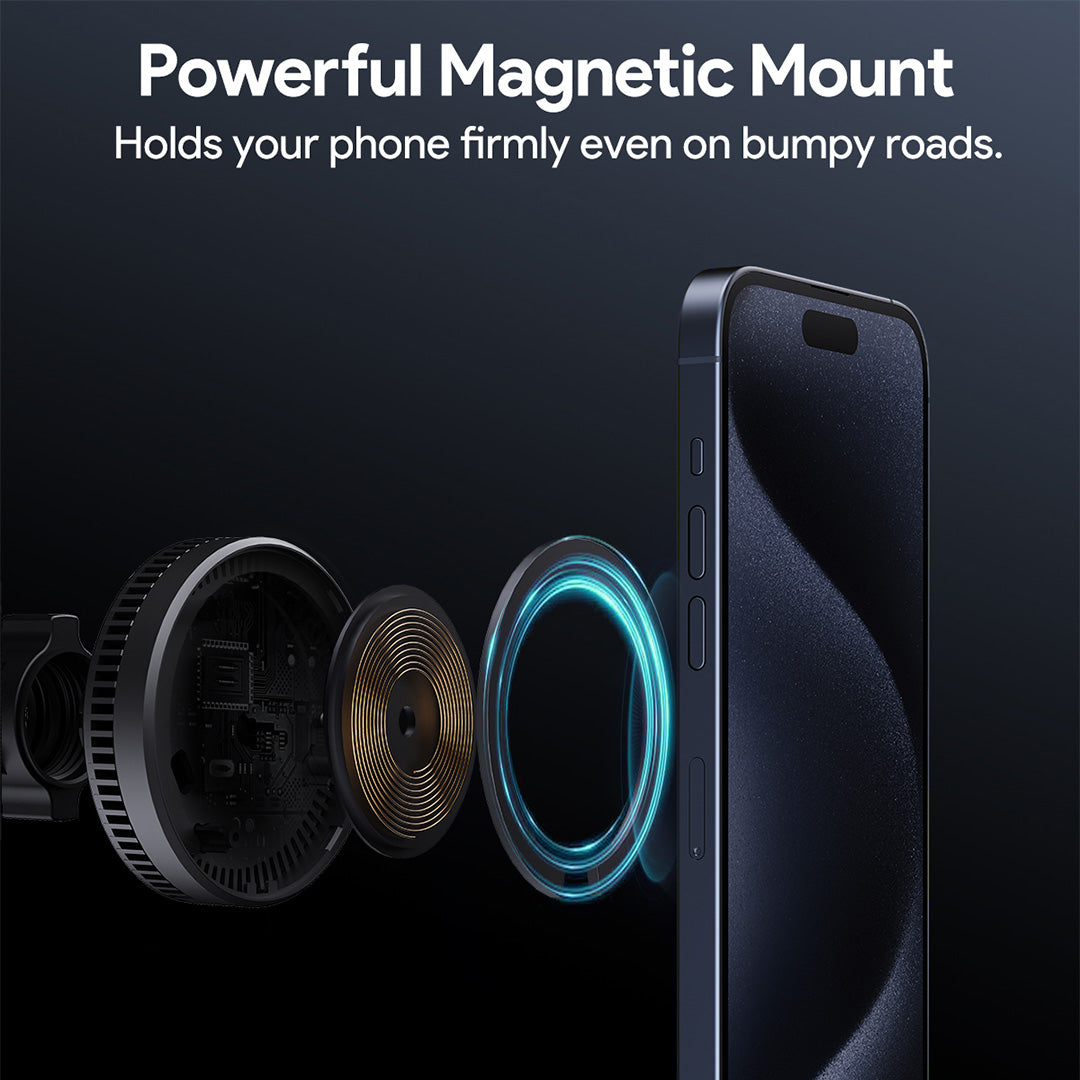 HD-MC13AP 25W Qi2.2 MagFusion Wireless charging with Cooling Charging Car Mount