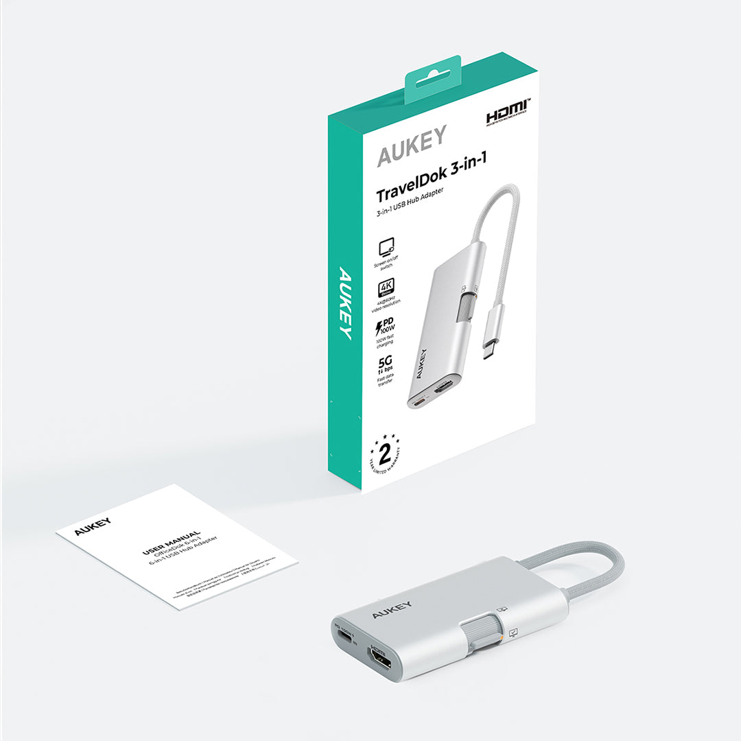 UH-CUH01 TravelDok 3-in-1 USB-C Hub