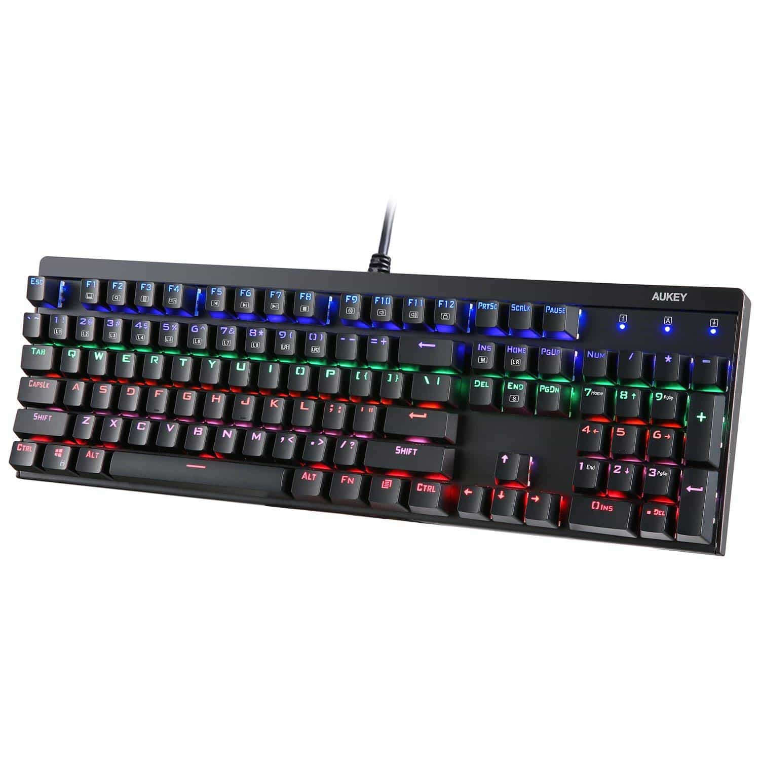 KM-G6 104 Key LED-Backlit Mechanical Keyboard