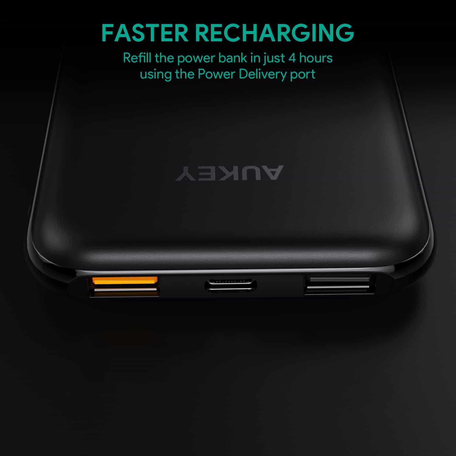 PB-Y13 10000mAh Power Delivery 2.0 USB C Power Bank With Quick Charge 3.0