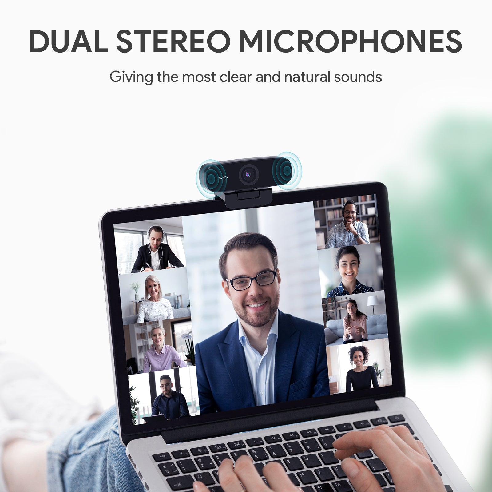 PC-W3 Impression 1080p Webcam Live Streaming Camera with Stereo Microphone