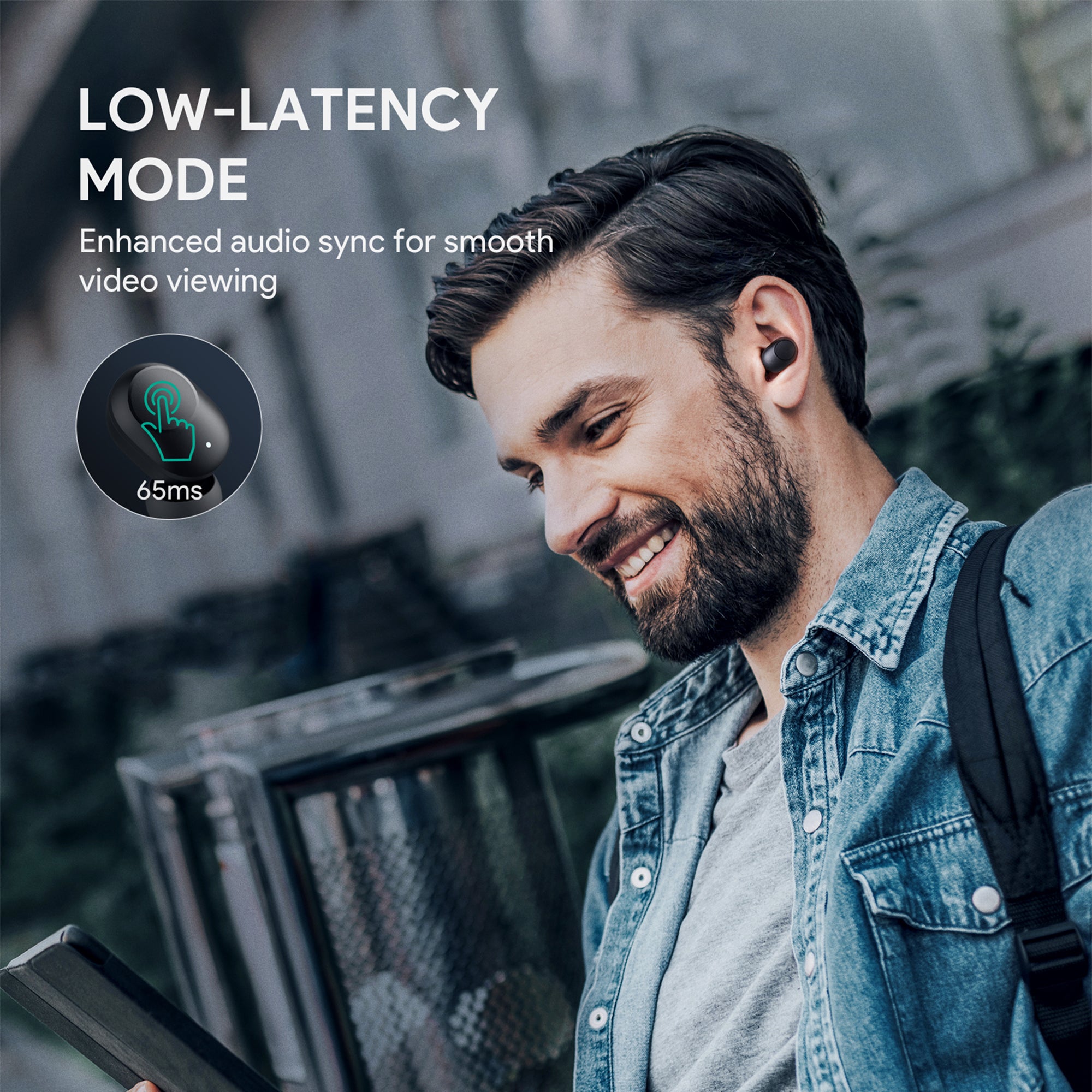 EP-T31 TWS Wireless Charging Earbuds Elevation in-ear Detection